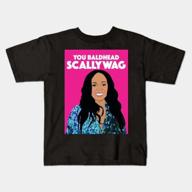 Marlo Hampton | Baldhead Scallywag | Real Housewives of Atlanta (RHOA) Kids T-Shirt by theboyheroine